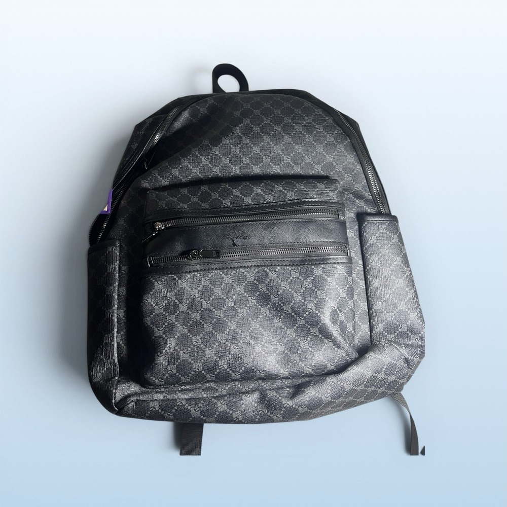 Luxury Monogram Backpack Black Designer Style Travel School Bag Unisex